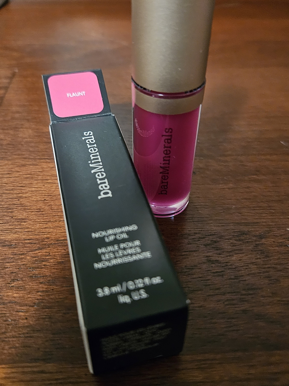 bareMinerals Nourishing Lip Oil - Flaunt Pink